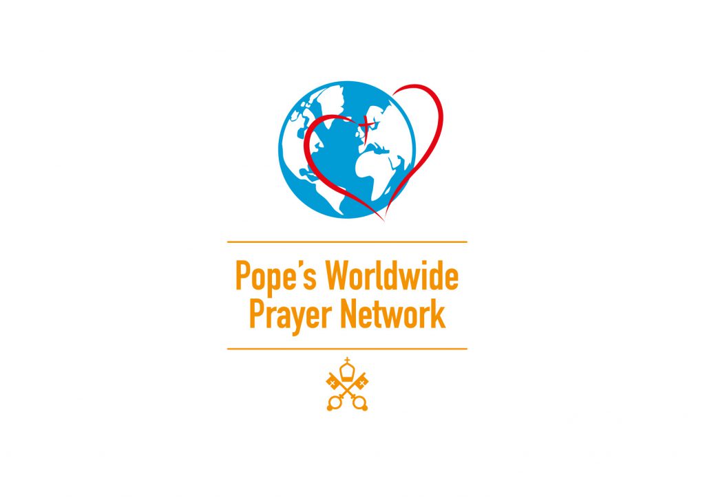 Logo Popes Worldwide Prayer Network Pontifical Work En Vertical Papina Svjetska Moltivena MreŽa 